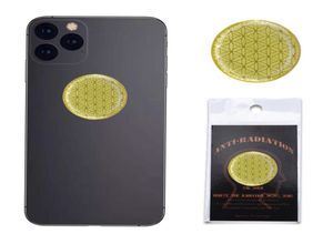 En yeni tasarım 5g anti Radyasyon Yuvarlak Altın Sticker 3000cc Sağlık Koruyucusu EMF Cep Telefonu Sticker5120729