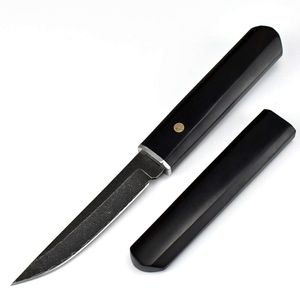 Подарок высокого класса подарка ручной работы Damascus Steel Fxied Blade Blade Knife Warrior Style Craft News Hear ручка дерева для сбора ножа