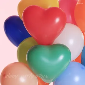 Parti dekorasyon lateks harf folyo balonlar çocuklar için hava topları dekor kırmızı pembe beyaz kalp balon düğün şişme doğum günü