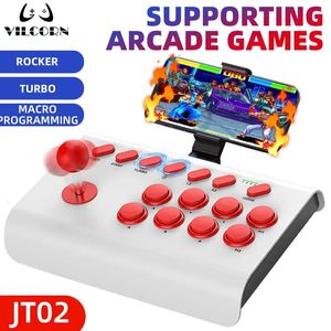Беспроводной большой ПК Gamepad Retro Arcade Portable Game Control Joystick для PS3 Andriod Mobile Phone Street 240418