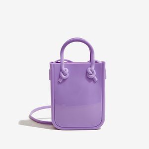 Mini kadın çanta bayanlar gündelik yenilik pvc küçük plastik ucuz el alışveriş telefon çantası