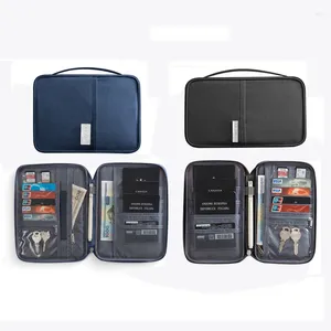 Комплекты для туалетных принадлежностей Travel Wallet Family Passport Holder Creative Waterproane Document Case Accessories Accessories Bag Card Card