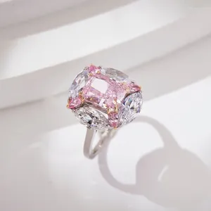 Кластерные кольца Удивительное высшее качество мода S925 Серебряное кольцо стерлинго