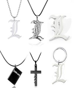 Kolye Kolyeler Anime Ölüm Notu Kolye Ryuk Ryuuku Metal Çift L Tersaneler Hadi Hediye Cosplay Aksesuarları Jewlery9058930