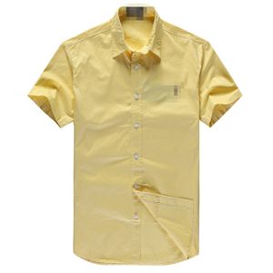 Erkekler tipik gömlek düz renkli midilli kısa kolu işlemeli renkli at klasik iş tişört düğmesi flip yaka ince fit yüksek kaliteli hızlı kurutma gömlek