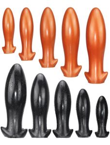 Büyük anal fiş buttplug erotik ürünler için yetişkinler için 18 silikon tıkaçlar büyük popo fiş anal toplar vajinal anal genişletir BDSM TOYS9581773