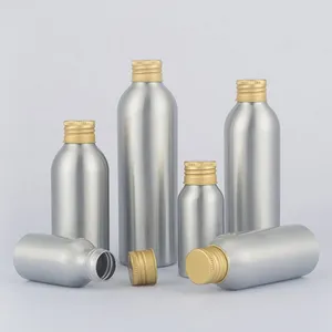 Бутылки для хранения алюминиевые бутылки 150 мл поставщики пустой косметический тонер оптом