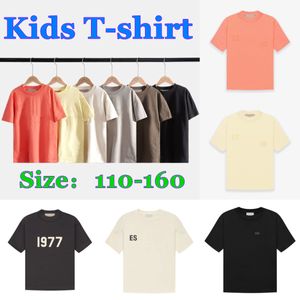 Ess Kids T-Shirts Bebek Üst Yetişkinler Kıyafetler Korku Erkek Kızlar Tees Siyah Beyaz Sarı Pembe Yaz Tişört Giyim Sporları Çocuklar Tanrı Gençlik T-Shirt H1vn#