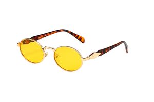 MOQ = 1PCS Летние велосипедные солнцезащитные очки Women UV400 Металлические солнцезащитные очки модные мужские овальные очки для вождения бокалы езды на ветру