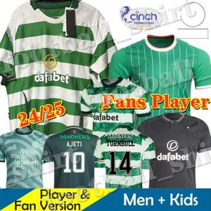2024 Celts Kyogo Football camisa FC 23 24 casa Europeia Away Terceira camisa de futebol Daizen Celtic reo McGregor 80 84 86 87 88 97 99 Anniversary Irish Origins Special