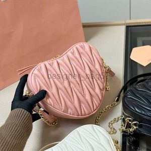 10a Ayna Kalite Tasarımcı Çantası İlkbahar/Yaz Yeni koyun derisi aşk çantası kalp şeklindeki çanta tek omuz crossbody çantası gerçek deri çanta