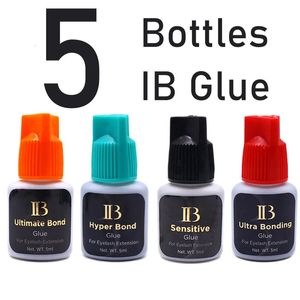 5 бутылок iBeauty Ultra Super Glue Индивидуальная быстрая сушка.