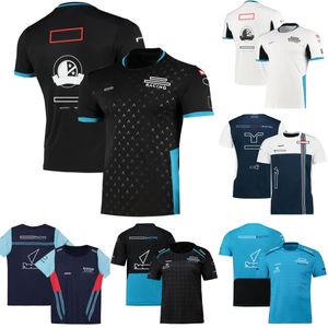 F1 Yarış Sürücüsü T-Shirt Formül 1 T-Shirts Takım Üniforma Araba Hayranları Yaz O Neck Kültürel Gömlek Yıldız Kısa Kollu Gömlek Erkek Jersey