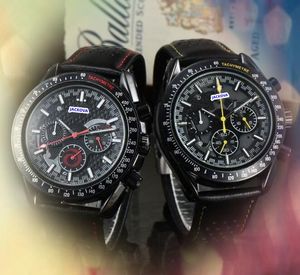 Высококачественные мужские часы Смотреть полнофункциональные секундометрические часы Quartz Движение Пилот Хрононоура