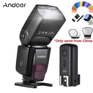 Flashes andoer AD560 IV 2.4G Kablosuz Evrensel Oncamera Köle Speedlite Flash Light GN50, DSLR kameralar için flaş tetikleyicisi