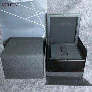 Смотреть коробки роскошные черные ювелирные украшения дизайнерские коробки для хранения бренда с кожаной книжкой Подарок высококлассный