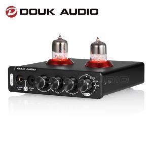 Усилитель Douk Audio Mini Vacuum Tube DAC Preamplifier Coax/Opt to RCA преобразователь Hifi Стерео Сбалансированный усилитель наушников 24bit/192 кГц