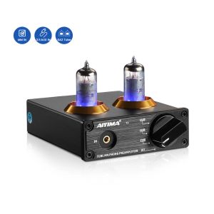 Усилитель Aiyima hifi Vacuum 6A2 Tube MM Phono Turntable Preamplifier Hifi стереофонограф Усилитель виниловый проигрыватель DIY 12V