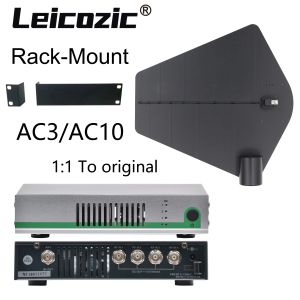 Mikrofonlar Leicozic AC3 Anten Birleştirici Kürekler / AC10 Dağıtım Amplifikatörü + Aktif Birleştirici 450960MHz İçinde Kulak Monitörü Sistemi