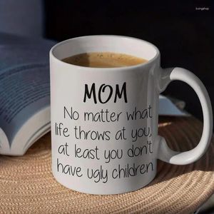 Canecas 11oz Presentes engraçados para caneca de café para mamãe Top Birthday Gift Idea Uma mãe divertida Restaurantes/cafés divertidos