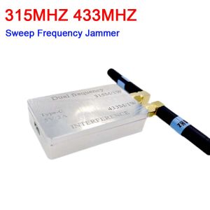 Усилитель 315 МГц 433 МГц частота развертки джаммер 1 Вт усилитель мощности + антенна тип для пола Scale Antiremote Control Электронная шкала