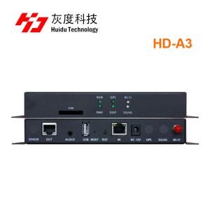 Kit Huidu HDA3 HD A3 с портом Wi -Fi Асинхронизация Полноцветная светодиодная видеокарта Huidu A3 для внутреннего светодиодного экрана на открытом воздухе автомобиль
