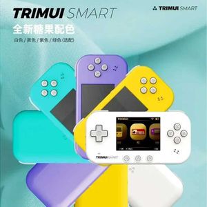 Taşınabilir Oyun Oyuncuları Powkiddy Stok Trimui Smart 2.4 inç IPS LCD Ekran Elde Taşınması Açık Kaynak GBA Handheld Cep Oyunu Konsolu Kablosuz Bluetooth J240505