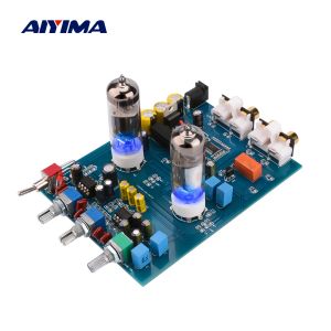 Усилитель Aiyima Amplificador Bluetooth -трубная лихорадка Hifi 6J5 BLEABLEAM PUMP PREAMP NE5532 Premplifier Tone Control Poard