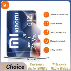 Stick Original Xiaomi Micro TF SD Card Class 10 TF Card 64GB 128 ГБ карты памяти до 190 МБ/с для флэш -карты планшета телефона 256 ГБ 512 ГБ