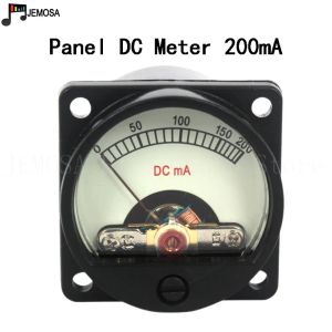 Amplifikatör 35mm Ampermetre DC 200mA Analog Akım Ölçer Paneli Mekanik İşaretçi Türü 200mA SD39 Tip DC 200MA Amplifikatör DIY ÜCRETSİZ Nakliye