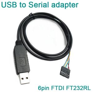 Accessori 6pin ftdi ft232rl ft232 Modulo per Arduino USB a TTL UART Adattatore seriale RS232 SCARICA INDICATORE LED Modulo Cavo