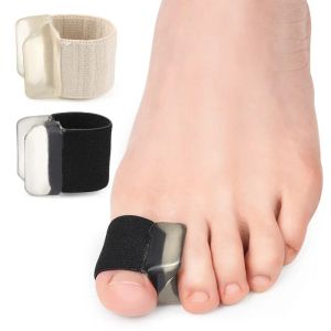 Alet 2pcs Jel Toe Separatörler Bunion için Bunion Düzeltici Çakışan ve Hammer Toe Toe Armatorlar Silikon Toe Tüp