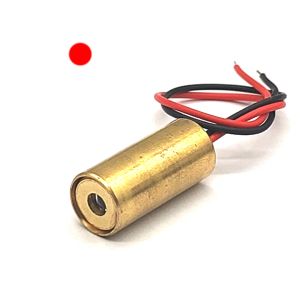 Aksesuarlar 9mm Lazer Kafası 650NM 9mm 3V 50MW Lazer Çapraz Diyot Modülü Kırmızı Bakır Kafa