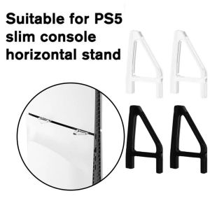 PS5 Slim Optical Drive Sürümü için Raflar 3D Baskılı Mini Stand PS5 Yeni Ana Bilgisayar Basit Üçgen Braketi