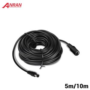 Веб -камеры 5M 10M Удлинительная кабель 5,5 мм x 2,1 мм стандартный шнур постоянного тока для камеры безопасности видеонаблюдения
