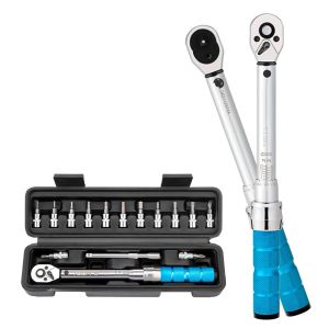 Tools Bicycle Torque Wrench Set 1/4 Inch 224Nm Ratchet Wrench Adjustable Hexagonal PH1 PH2 Wrench For Cycling Bicycle Repair Tool