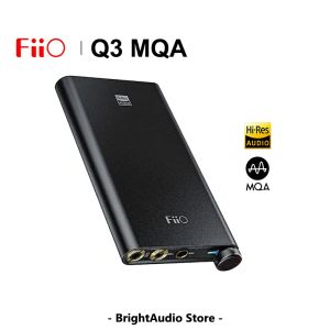 Amplifikatör FIIO Q3 MQA Taşınabilir DAC AMP Kulaklık Amplifikatörü Xu316 AK4452 PCM768 DSD512 Androi Telefon için Çıktı 2.5/3.5/4.4mm