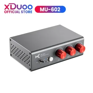 Amplifikatörler XDUOO MU602 Decoder SPDIF DAC Desteği 192kHz/24bit İki Rac Çıkışı MU602 Highend Dijital DAC Amplifikatörler için