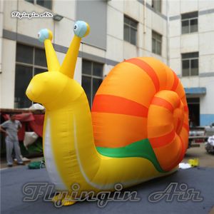 Оптовая индивидуальная парада Perfromance Model Model Model Gary The Snail 5 млн. Красочная ходьба взорвать костюм улитки для праздничного мероприятия