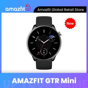 Смотрите 2023 Новый продукт Amarefit Gtr Mini Smart Watch 120+ Спортивные режимы Light и Slim Fitness Smart Wwatch для Android iOS Phone