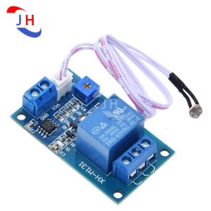 Aksesuarlar 1pcs XHM131 DC 5V 12V Işık Kontrol Anahtarı Fotorezist Röle Modülü Algılama Sensörü 10A Parlaklık Otomatik Kontrol Modülü