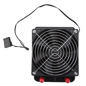 Zincirler 120mm 10 Boru Su Soğutma CPU Soğutucu Sıra Isı Eşanjörü Radyatör PC Bilgisayar LED Sistemi için Fan ile