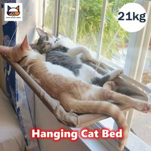 Evler Kedi Penceresi Level Hammock Koltuk Kapalı Yavru Kedi Dinlenme Koltuğu Ağır Hizmet Emme Bardakları Nefes Alabilir Yıkanabilir Ağ Dayanıklı Çerçeve Yatağı