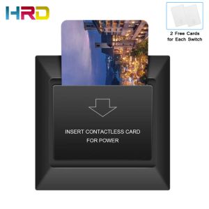 Карта New Black Hotel Card Switch 13,56 МГц Mifare S50 F08 14443a 180 ~ 250 В 30a вставка для выключения Power RFID Card Card Switch