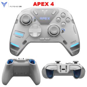 Fareler Yeni Flydigi Apex 4 Oyun Denetleyicisi Akıllı Etkileşimli Ekran Kuvvet Geri Bildirimi Tetikleyici Kablosuz Gamepad Desteği PC/Switch/Mobile/TV