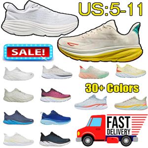 2024 Yeni Stil Erkek Ayakkabı Tasarımcı Spor ayakkabıları Bondi 8 9 Üçlü siyah beyaz ay kaya kabuğu mercan şeftali goblin mavi sarı kadın eğitmenleri düşük fiyat