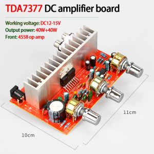 Усилители KYB DX7377 TDA7377 DC12V 40W*2 CAR DIY Стерео -усилитель Плата Двухканальный усилитель усилителя усилителя