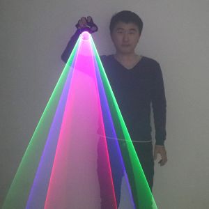 Eldivenler RGB Lazer Eldivenleri Elde Taşınma Kasırgası Lazer Top Otomatik Dönen Çok Çolözü Lazer Girdap Eldivenleri Gece Kulübü Performans