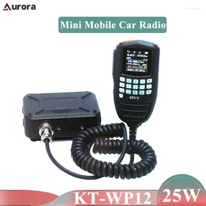 Walkie Tallie Qyt KT-WP12/KT-9900 Mobil Araba Radyosu 25W Çift Bant UHF VHF Mini Uzun Aralıklı LCD Ekran 200 Kanal Jambon Radyoları Vox
