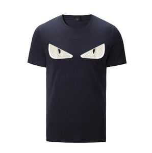 Mens Tshirts 2019 Springsummer Yeni Marka Tasarımcı Kısa Kollu Moda Baskılı Gözler Üstleri rahat açık kıyafetler 6 renk M3XL3246857